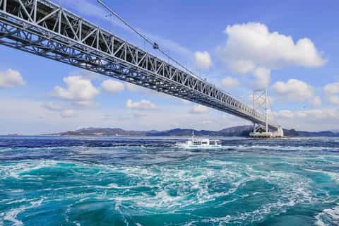 Naruto Whirlpool watching, Awa Odori 1d Bus Tour From Osaka