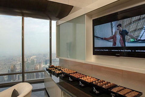 Dubaï : Burj Khalifa &quot;The Lounge&quot; avec repas léger