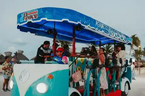 Au départ de Mérida : Visite guidée des clubs de plage et des bières