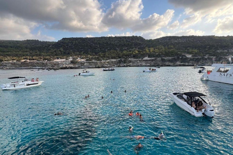 From Paphos: Akamas Blue Lagoon Cruise & Water Slide-Polish