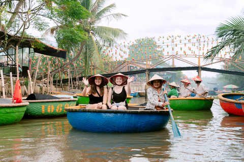 Hoi An: Market -Cooking Class Pho Beef & Dancing Basket Boat HA Happy: Black & White Coffee Making Class Without Pick up