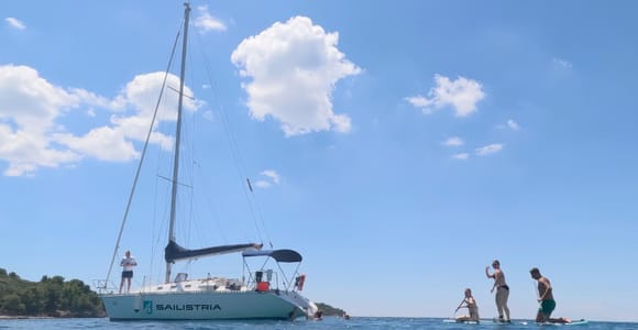 Pula: Small-Group Half-Day Sail with Drinks, GoPro & SUP