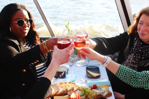 Amsterdam: Abendliche Bootsfahrt mit Wein und Käse
