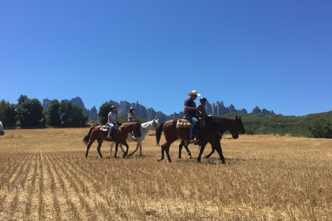 Barcelona: excursión de un día a pie y a caballo en Montserrat