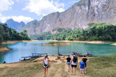 Phuket: Viagem particular de 1 dia ao lago Cheow Larn - Tudo incluídoDe Phuket: Exploração de dia inteiro do lago Cheow Larn, Khao Sok