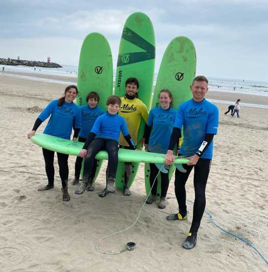 Strand Scheveningen: 1,5 uur Surfbeleving voor families