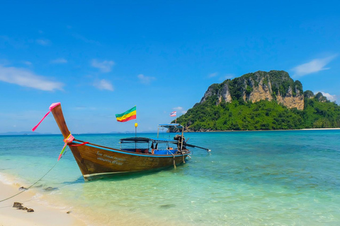 Krabi: passeio particular de barco com cauda longa pelas 4 ilhasPasseio Privado de Barco Longtail de Meio Dia