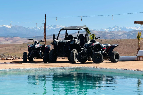 Vanuit Marrakech: Quad tour &amp; kamelenrit naar Agafay woestijn