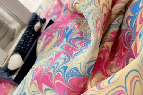 Baku Marbling Experience: Make Your Own Art Let's create art on a ceramic plate!