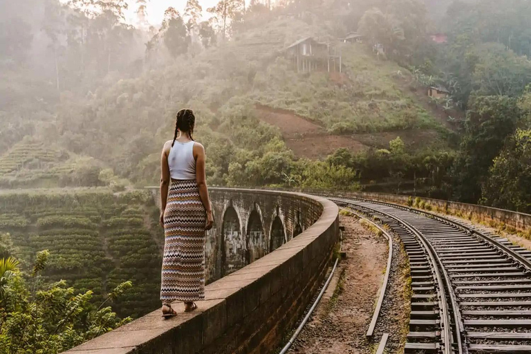 Ella: 9 Arches Bridge, Little Adam&#039;s Peak och Tea Factory