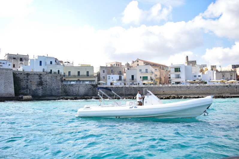 Otranto: 2-godzinna wycieczka gumową łodzią na północne wybrzeże