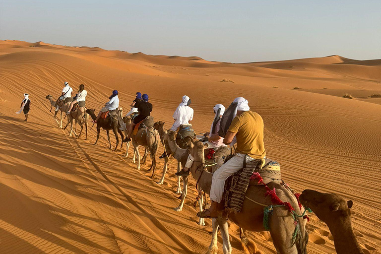 4 days Sahara desert tour from marrakech to merzouga dunes 4 Daus Sahara Tour With Luxury Desert Camp