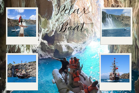 Antalya: Relaxing Waterfall Cruise with Lunch & Swim Stops Without Hotel Transfer