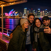 Vivid Sydney Dinner Cruises with Buffet and Welcome Drink