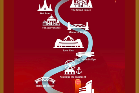 Bangkok: Premium Dinner Cruise With Buffet & Wat Arun Views Thai & International Buffet (Unlimited Chang Draft Beer)