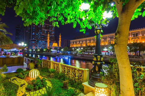 From Dubai: Sharjah Evening Tour with Hotel Pickup