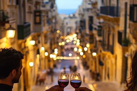 Cena romantica di cucina italiana a La Valletta