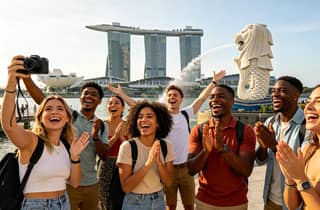 Singapur: Abholung vom Flughafen & Tagestour vor dem Check-in