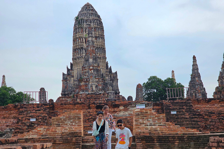 Pattaya: Dagsutflykt till Ayutthaya med privat Longtail Tour