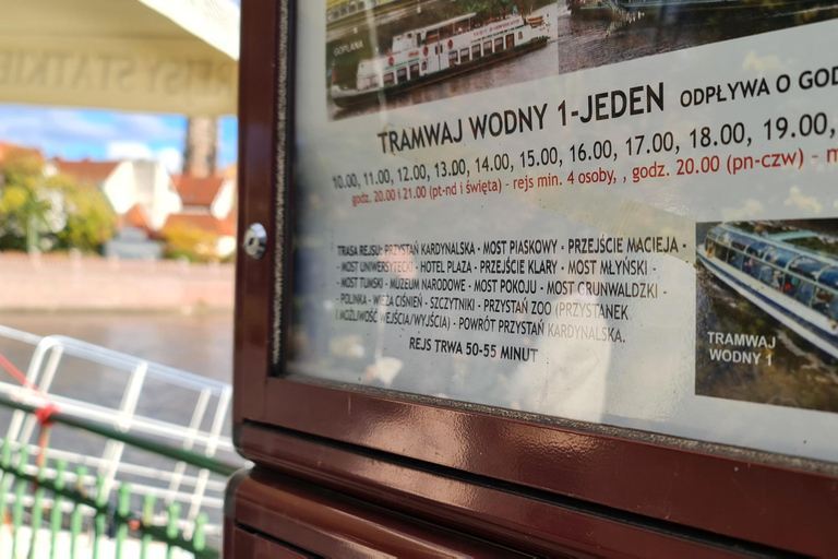 Wrocław: Boat Cruise with licensed guide only for your group Wrocław guided walking tour and closed boat cruise