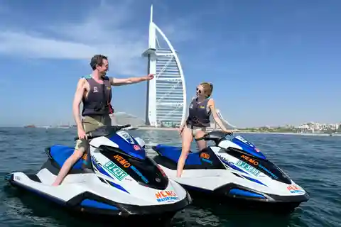 Dubai: Jet Ski até ao Burj Al Arab com fotos, vídeos e gelados