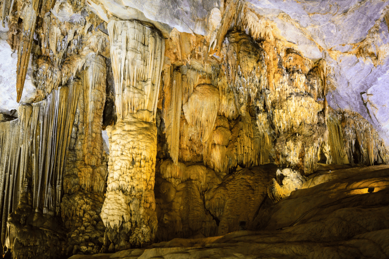 Phong Nha Cave & Paradise Cave: Guided Tour Boat & Explore Group Tour with Drop-Off in Hue