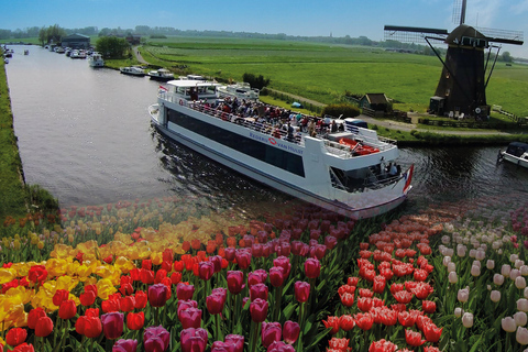 Amsterdam: Tur till Keukenhof Gardens med guidad kryssning till väderkvarn