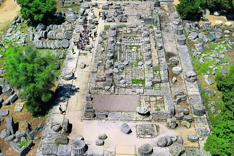 Discover Ancient Olympia and Seaside Charm in Kalo Nero Private Luxury Zero-Emission Electric SUV Transfer (Up to 4)