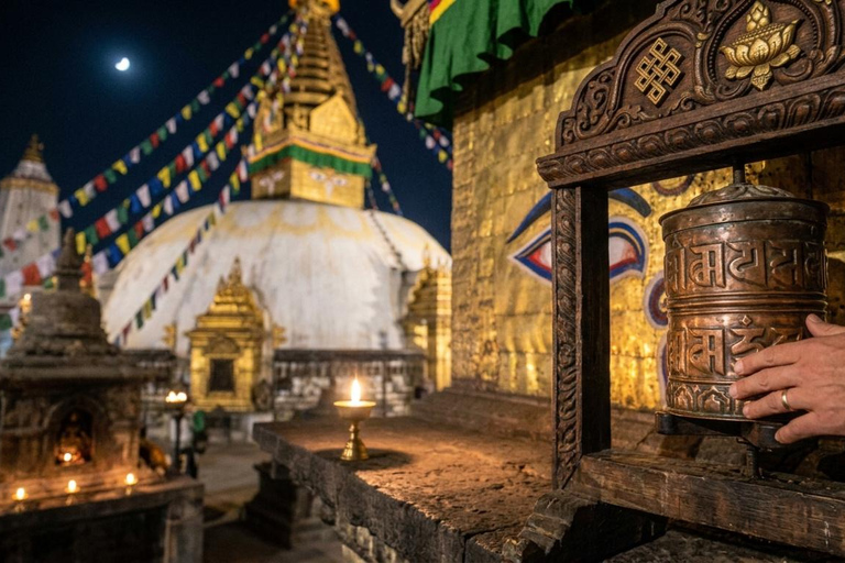 Kathmandu: Swayambhunath After Dark