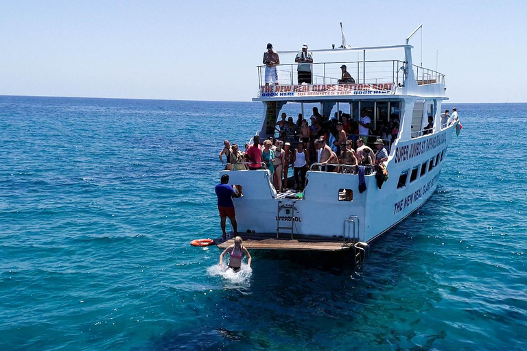 FROM PAPHOS: 1.5 HRS Glass Bottom Boat Cruise with swimming