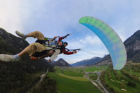 Grindelwald: Vôos duplos de parapente