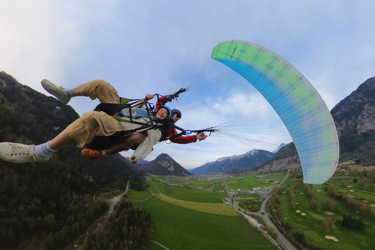 Grindelwald: Vôos duplos de parapente