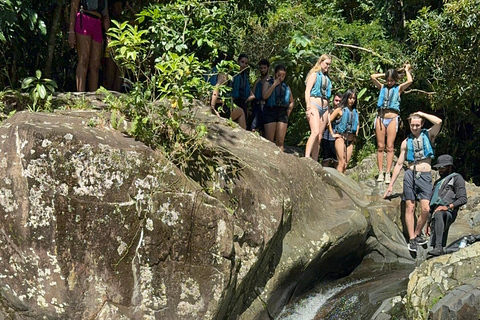 Fajardo: Vattenrutschkana, vattenfall i regnskogen El Yunque
