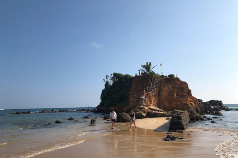 From Colombo: Mirissa Coconut Tree Hill, Beach & Rock Tour