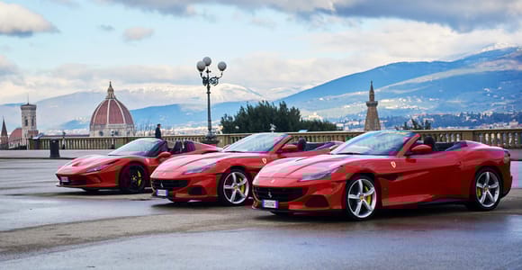 Florenz: Ferrari Testfahrer mit einem privaten Instruktor
