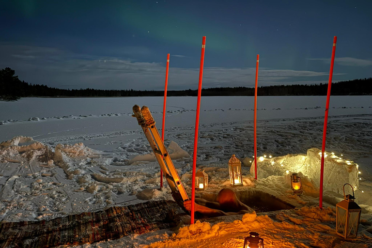 Private Traditional Sauna, Ice Dip and Dinner in the Wild