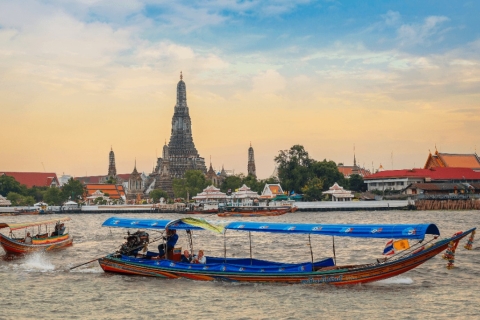 Bangkok: Tour privado en barco de cola larga por el CanalTour privado durante 2 horas