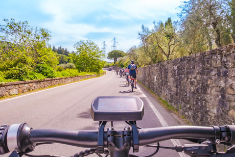 Florença: Fiesole E-Bike Tour com prova de azeite