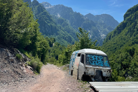 Theth Adventure: Bogë, Blue Eye & Grunas Waterfall Theth & Blue Eye day tour with shared transport