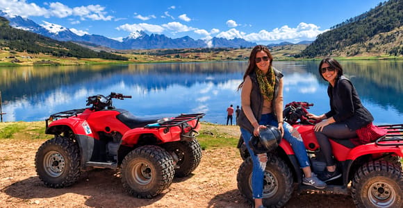 From Cusco: ATV Tour to Inca Terraces at Moray & Huaypo Lake