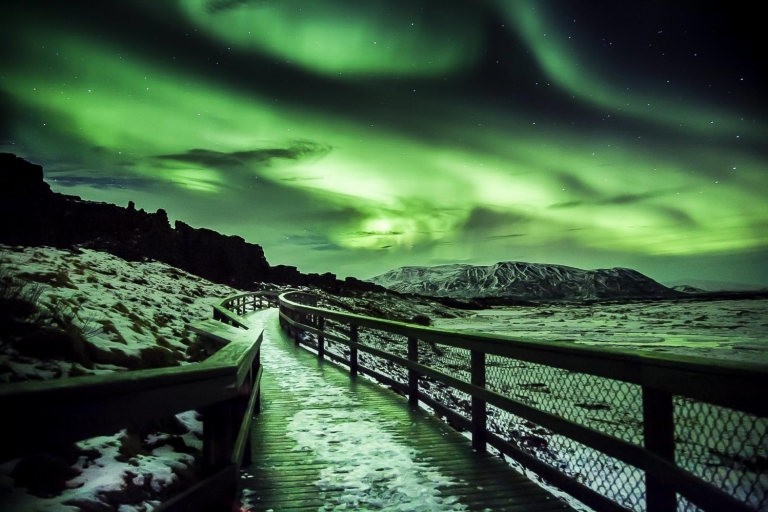 Depuis Reykjavik : aurores boréales en petit groupe