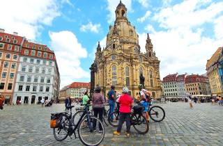 Dresden: Sightseeing Fahrrad Tour mit Verkostung deu/engl