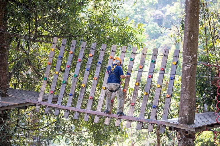 Chiang Mai: Pongyang Jungle Coaster & Zipline with Transfer Gold Package