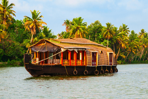 Kochi: 1 Nacht Alappuzha Backwaters House Boat Cruise Tour