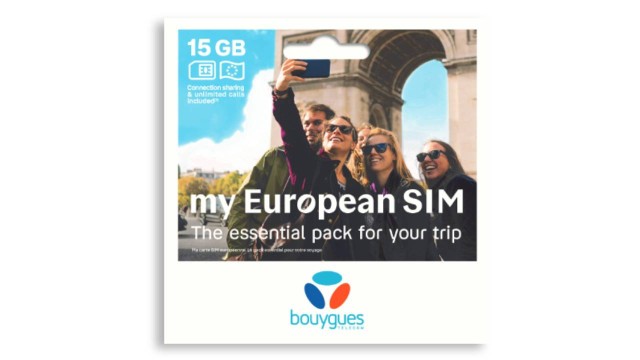 Europa eSIM: Bouygues Telecom Travel Basic+ - 15 GB en 15 dagen
