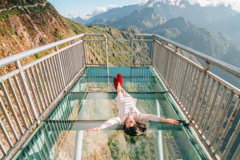 Hanoi: Sapa 3-Day Fansipan, Glassbridge, Cat Cat & Moana Half Day Glassbridge & Silver Waterfall From Sapa Town