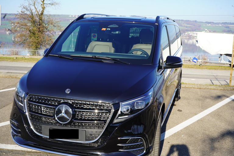 Lucerne: Private Transfer to Geneva with Montreux Stop