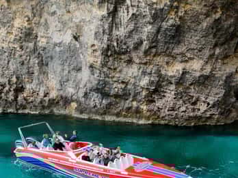 Sliema: Powerboat trip to Gozo & Comino with Caves