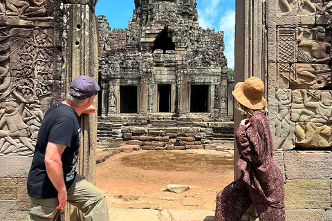 Siem Reap: Private Angkor Wat Tuk-Tuk Tour (English Driver) 5-8 Hours: Angkor Wat - Top 3 Temples & More (Flex-Start)