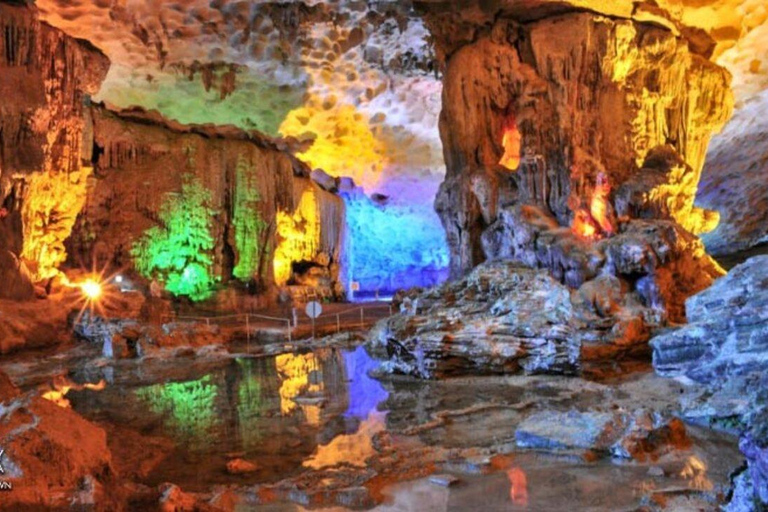 Leona Cruise: Ha Long Bay Day Tour with Cave & Titov Island Group Tour and Sharing Bus